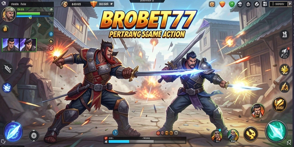 Tampilan gameplay BROBET77 yang seru dan menegangkan.