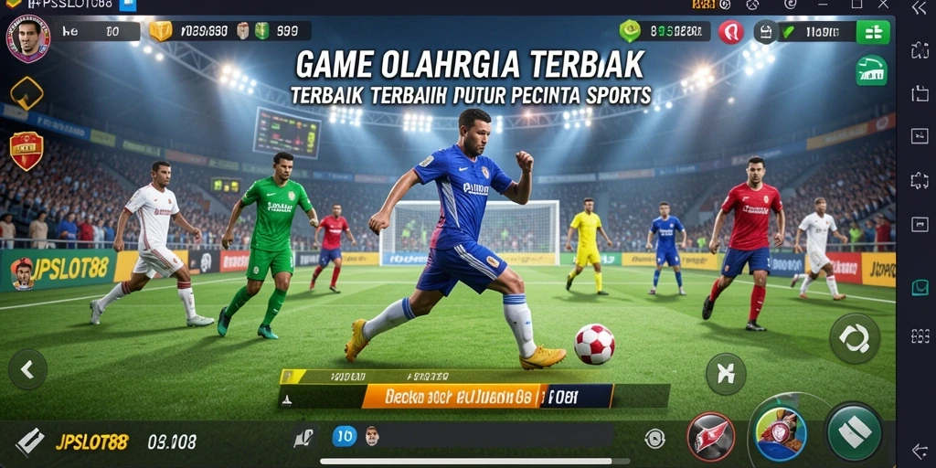 Tampilan gameplay JPSLOT88 dengan aksi olahraga yang seru.