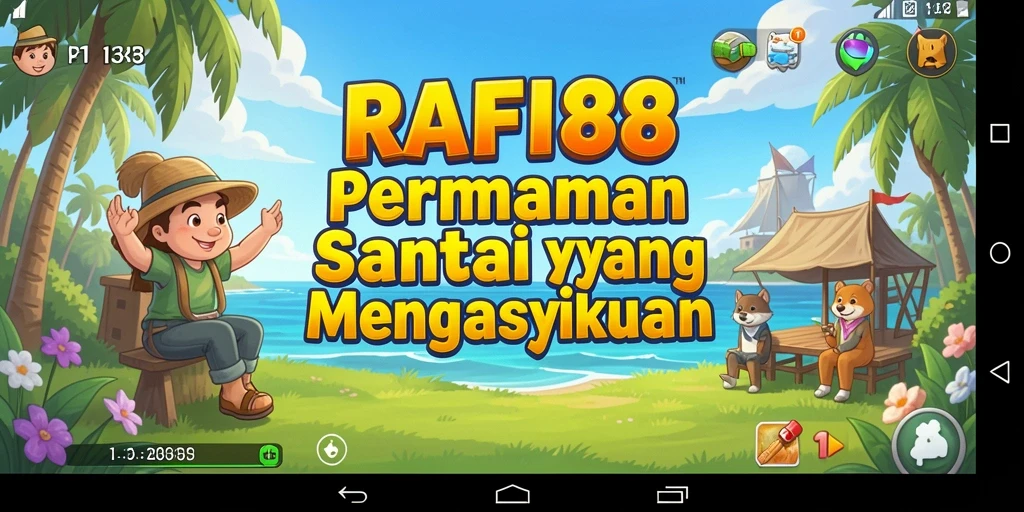 Tampilan gameplay RAFI88 yang seru dan penuh warna.