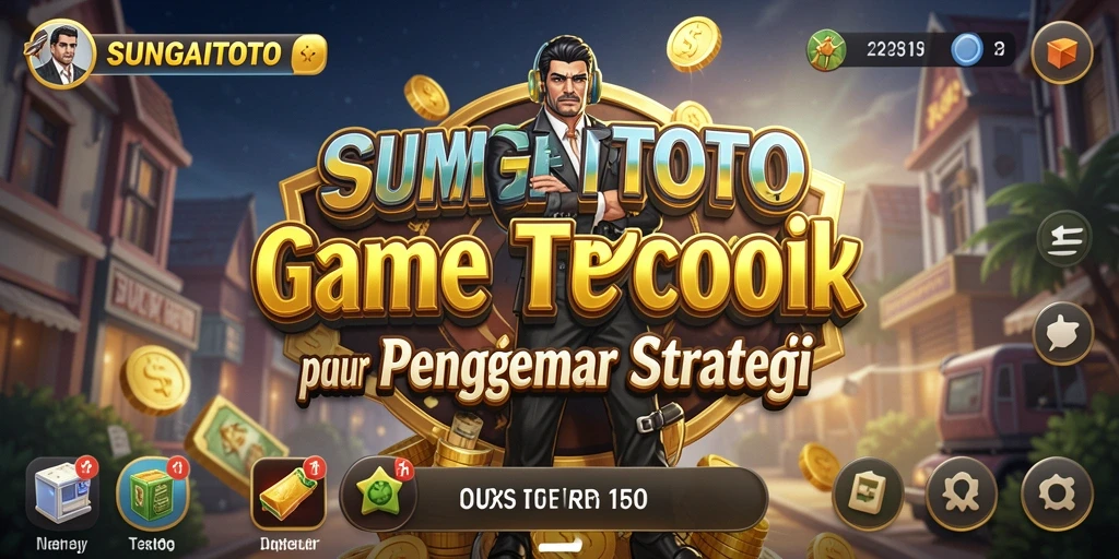 Tampilan menarik gameplay SUNGAITOTO dalam manajemen bisnis Tycoon.
