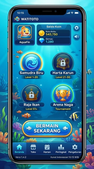 Screenshot katalog aplikasi di watitoto dengan berbagai pilihan menarik.